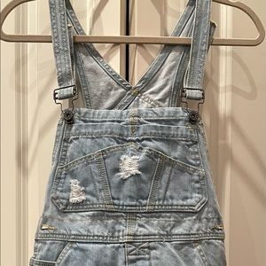 Jean short overalls